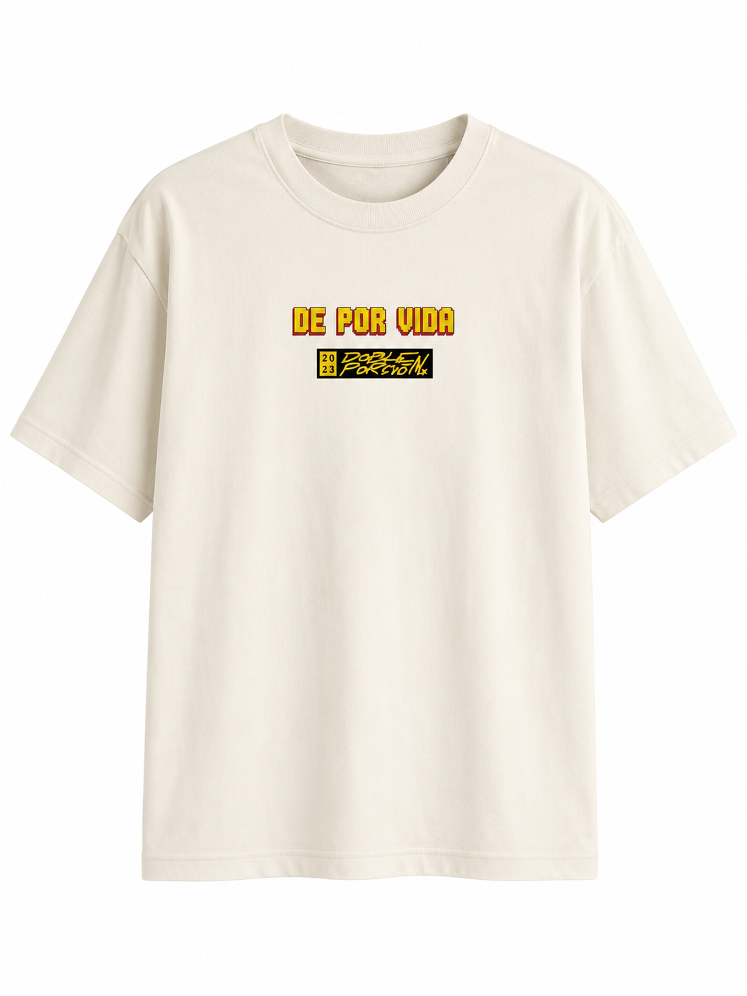 Camiseta Oversize Doble Porción “De Por Vida” - Image 2