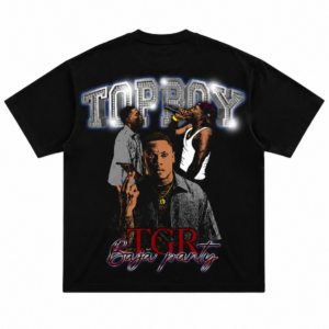 Camiseta Oversize TopBoy TGR Negra